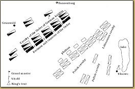 Map of the battle