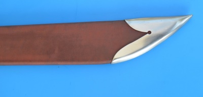 Scabbard for falchion