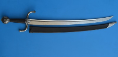 Scabbard for falchion