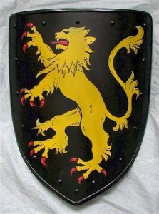 Coat of arms with lion